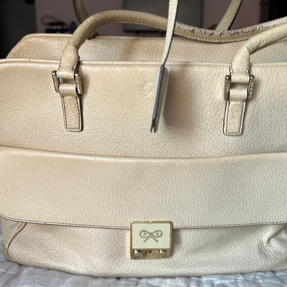 Vintage Anya Hindmarch leather bag